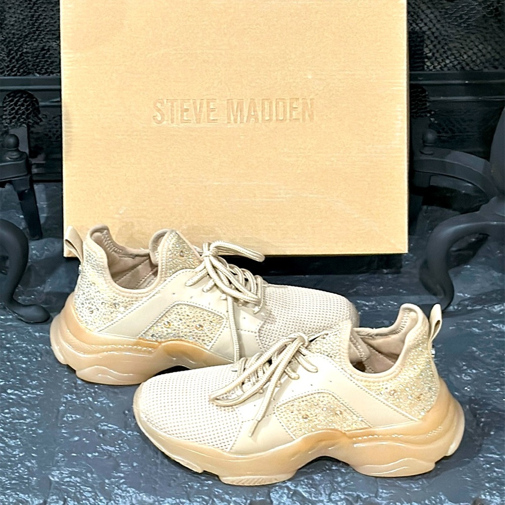 Steve Madden Sneakers Blush / Multi-color rhinestones